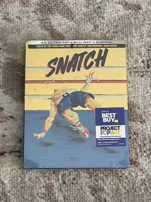 Snatch - 4K Steelbook (New sealed SOLD OUT OOP HTF BBY Guy Ritchie)