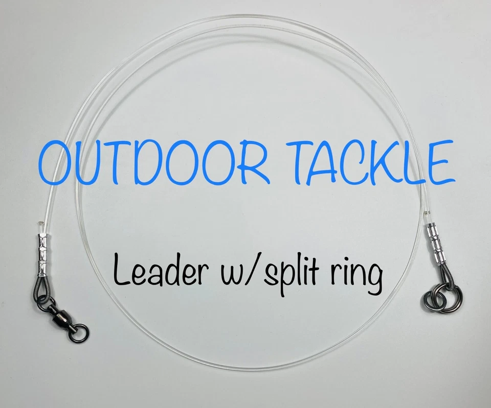 Líder de atún 4 pies - Líder de plantilla de agua salada de fluorocarbono Seaguar cambio rápido Foto 2 de 4