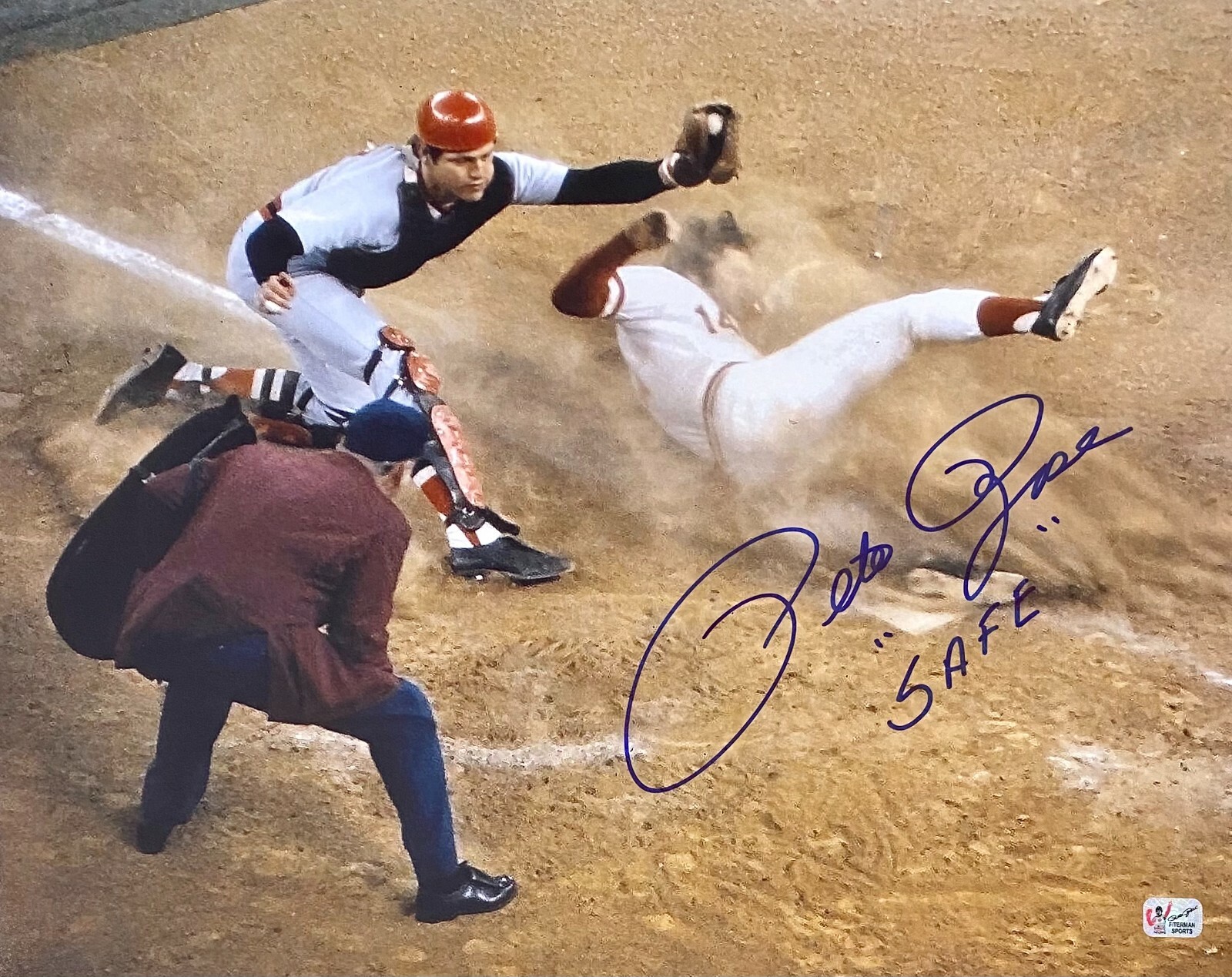 Pete Rose Signed Autographed 16x20 Photo Pete Rose Exclusive Hologram REDS 9 