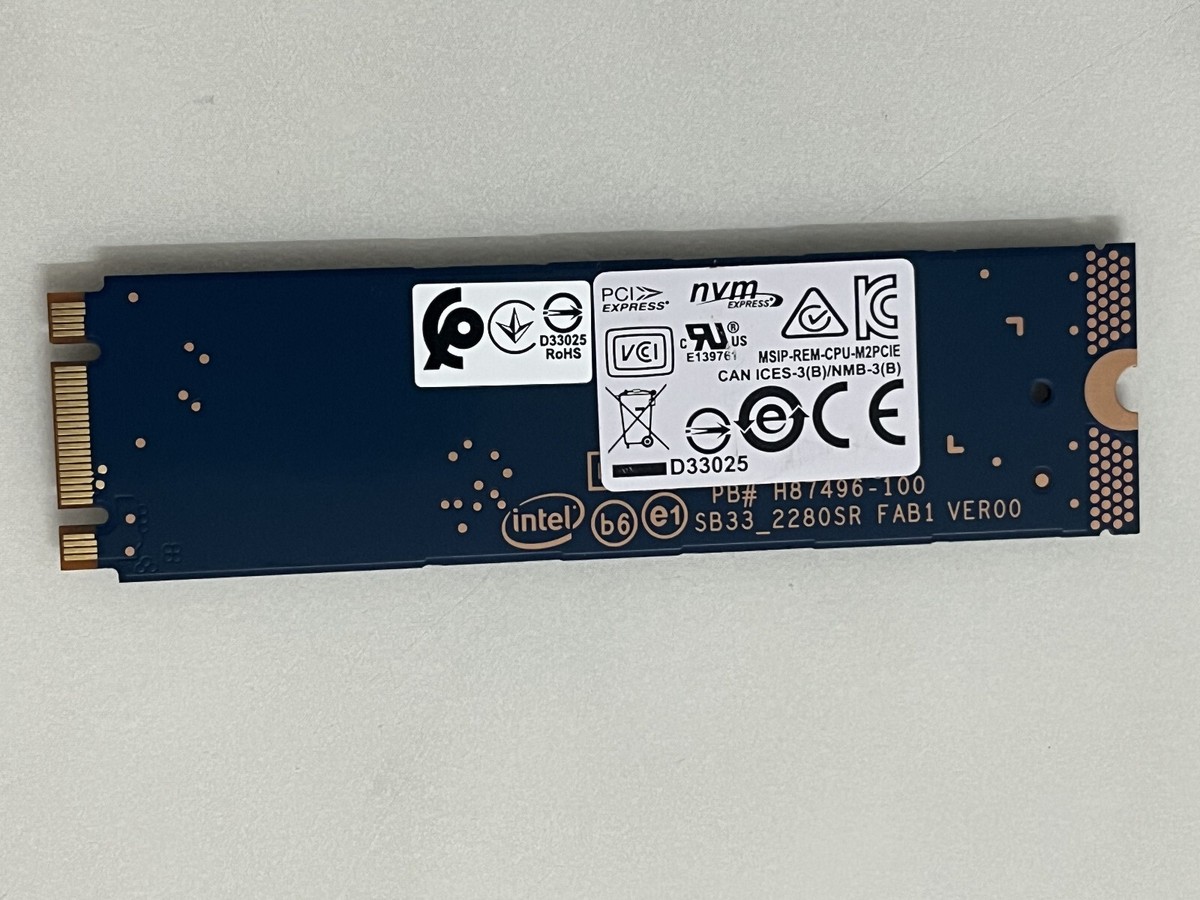 Intel Optane Memory 32 GB SSD M10 MEMPEK1W032GA M.2 2280