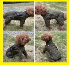 LoveLongLong SMALL DOG Coat Outdoor Vest Windproof Waterproof Reflective SIZE XS