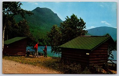 South Branch Pond Campsite Baxter State Park, Maine Chrome Postcard Unused
