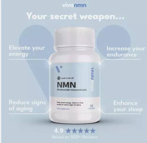 Vivanmn Pure NMN | 500mg Capsules Boosted Energy, Enhanced Sleep 30 - Picture 5 of 17