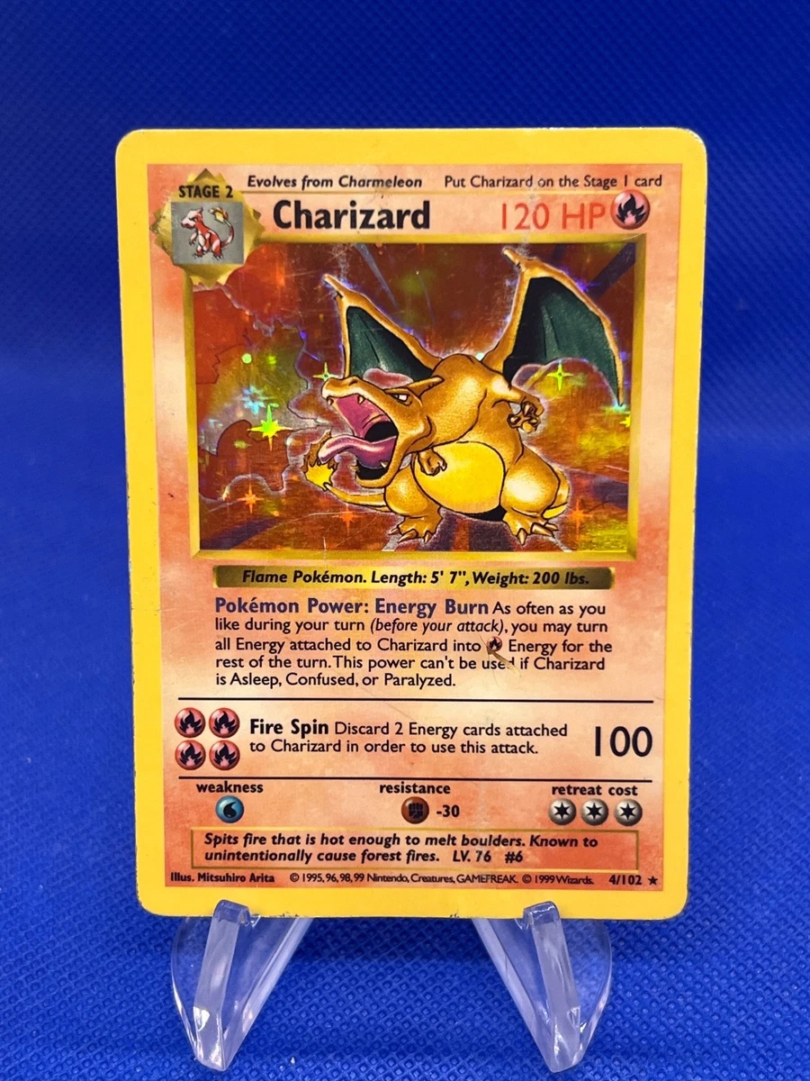 Shadowless Pokémon Charizard Individual Cards for sale - eBay