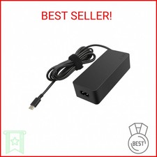Lenovo 65w USB Type C Ac Adapter 4X20M26268 With 2 Prong Power Cord Included, Bl