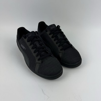 PUMA Smash Knit C Black Out Lightweight Cushioned Sneakers Men's sz. 11 2017