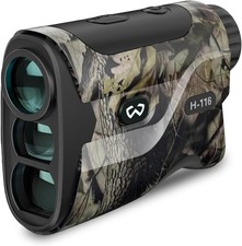 WOSPORTS Hunting Rangefinder, 1200-Yard/1500-Yard Range 1200yd / 3 Mode, Camo 