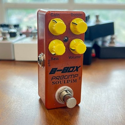 SoulDiM B-Box SD-04 Preamp Overdrive Pedal BB Preamp Clone Active EQ True Bypass