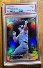 1991 Topps Finest MARK McGWIRE #PF-11 PSA 9 MINT Prominent Figues 561/847