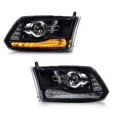 Pair Headlight Led Wbulb Harness For 2009-12 2010 2011 Dodge Ram 1500 2500 3500