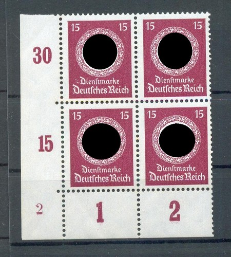 DR-Dienst 139PlNr Plate Number MNH Postfrisch 35EUR (y70233