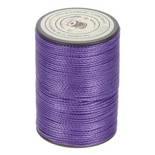 Waxed Cord 0.8mm Purple Waxed Polyester Cord 54 Yards String Thread