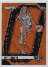 2024 Panini Prizm WNBA Orange Velocity Prizm Jacy Sheldon #141 Rookie RC 0p1n