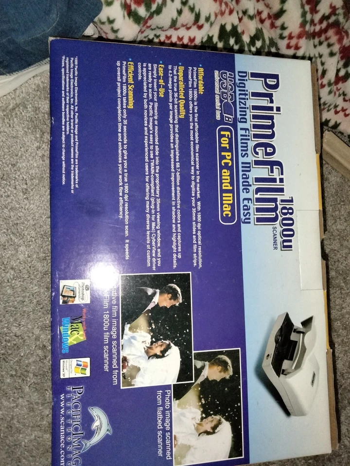 Pacific Image PrimeFilm 1800U Color Film Scanner NEW IN BOX - Image 2 of 4