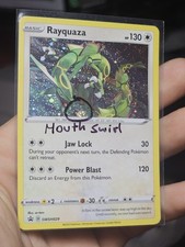 Pokémon TCG Rayquaza SWSH029 Cosmos Holo Promo W/Mouth Swirl!! NM/LP on eBay