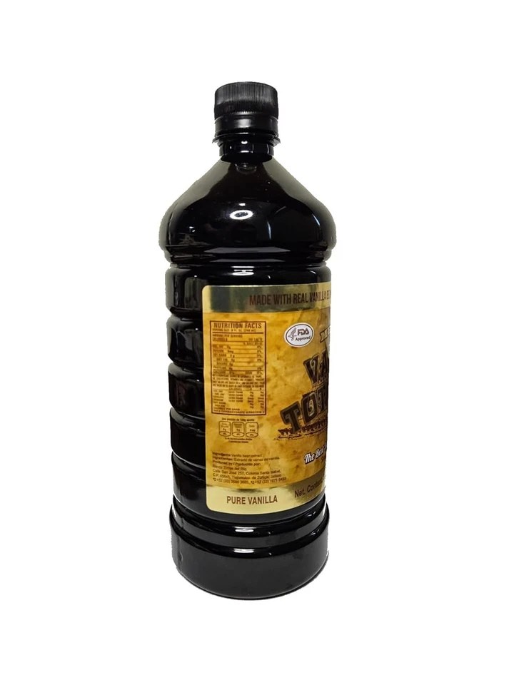 Totonac's Pure Mexican Vanilla Extract 33.2 fl oz – Authentic Natural Flavoring - Image 2 of 4