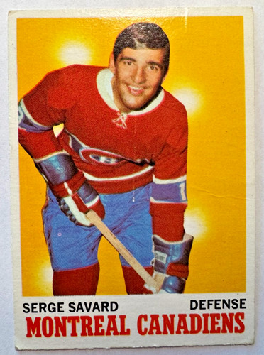 Serge Savard #51 1970 Topps card