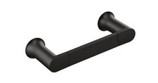 Moen BH3886BL Genta Double Post Wall Mounted Towel Bar in Matte Black