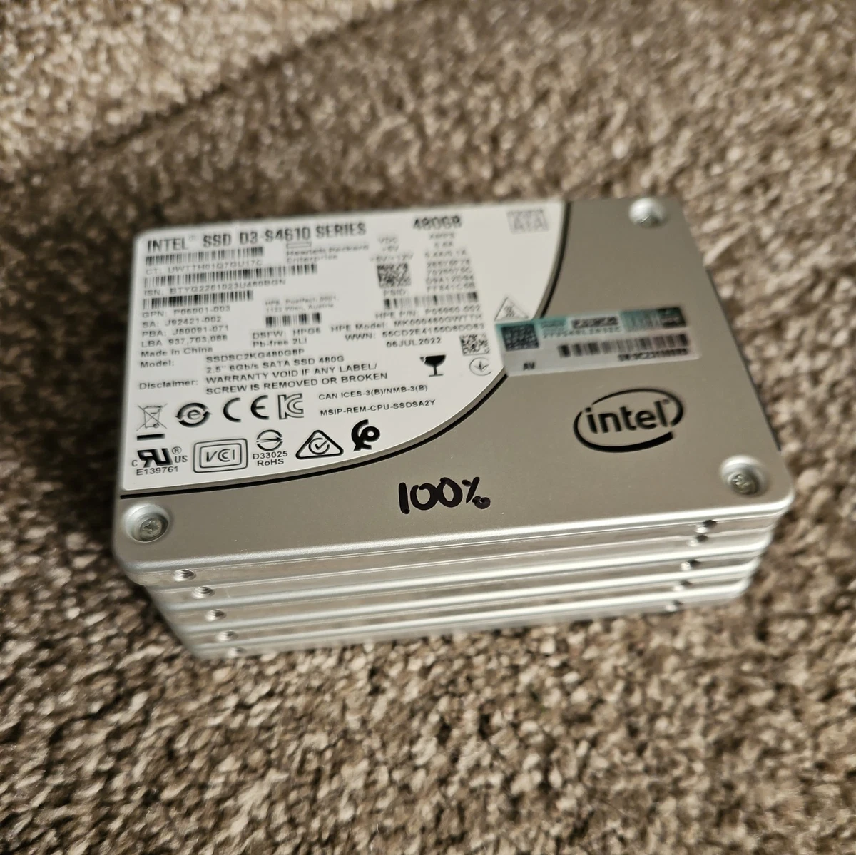 Intel Solid State Drives 480 GB Storage Capacity for sale | eBay