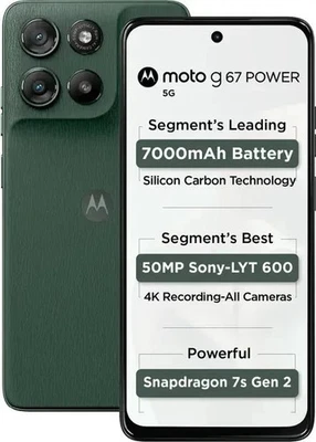 Motorola Moto g67 power 5G Dual SIM Unlocked 8GB RAM 128 GB ROM-NO TARIFF TO USA