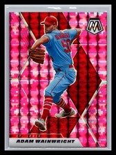 Adam Wainwright St. Louis Cardinals 2021 Panini Mosaic #148 Pink Camo