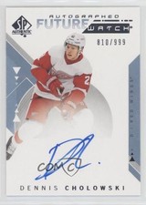 2018-19 SP Authentic Auto Future Watch 810/999 Dennis Cholowski #213 Auto w4h