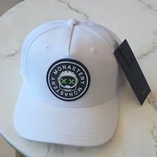 Monastery Couture White Adjustable Baseball C...