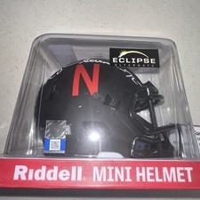 Johnny Rodgers signed Nebraska Cornhuskers Authentic Mini Helmet Heisman 1972