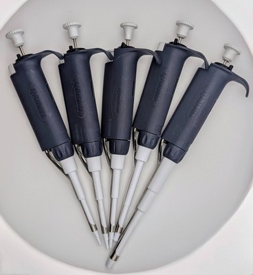 Rainin LTS Pipette Set | 2uL, 10uL, 20uL, 200uL, 1000uL | Cleaned Calibrated