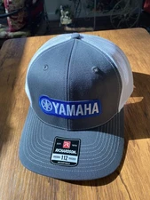 charcoal white with  yamaha embroidered patch Richardson 112 Snapback  Hat Cap