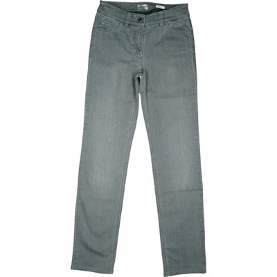 GERRY WEBER 36R L32 Jeans Trousers Grey Womens Best4me Straight Mid Rise Stretch W26