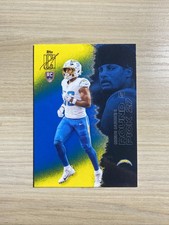 2025 Topps Signature Blue & Yellow Chargers Oronde Gadsden II Rookie Card #227. rookie card picture