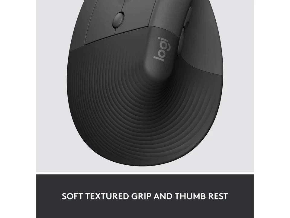 Logitech Lift for Business Left, Vertical Ergonomic Mouse - Left-handed, - Image 3 of 4