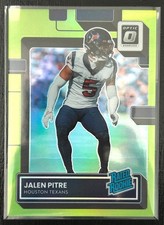 2022 Donruss Optic - Jalen Pitre - Rated Rookie - Lime Prizm SP /35 #260