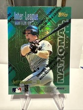 1997 Topps Inter-League Match-Up Finest Refractor Jeff Bagwell / John Jaha #ILM9