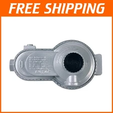 Lightweight Two-Stage LP Gas Regulator for RVs - 10.4 IN x 4.7 IN x 3.2 IN