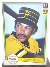 1982 Donruss Johnny Ray Rookie Baseball Card RC #528 Pittsburgh Pirates!. rookie card picture