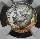 1953-D Roosevelt Dime NGC MS/65 Nice Toning