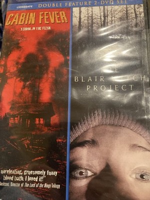 Double Feature 2 DVD Set Cabin Fever / The Blair Witch Project Box B