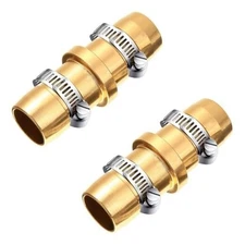 Garden Hose Repair Kit, Hose Connector Repair Mender Kit with Stainless 2 sets