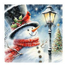 Christmas Snowman Diamond Art Kits for Adults, 5D Diamond Painting Kits for B