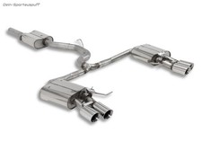 Fox Komplettanlage Skoda Superb 3V mit Klappenstrg. je 2x90mm rund doppelwandig