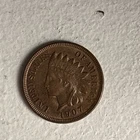 1907 Indian Head Penny Cent Almost Uncirculated (AU) Mint Luster