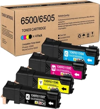 3-Color Toner for Xerox Phaser 6500, WorkCentre 6505 (BK/C/M)