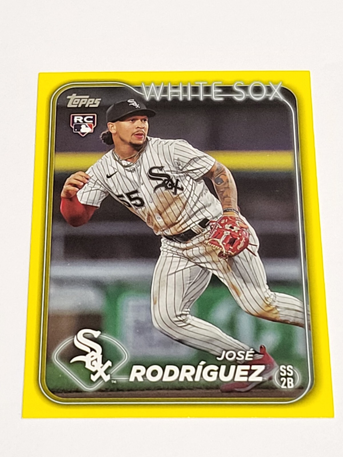 2024 TOPPS SERIES ONE YELLOW BORDER RC JOSE RODRIGUEZ #86