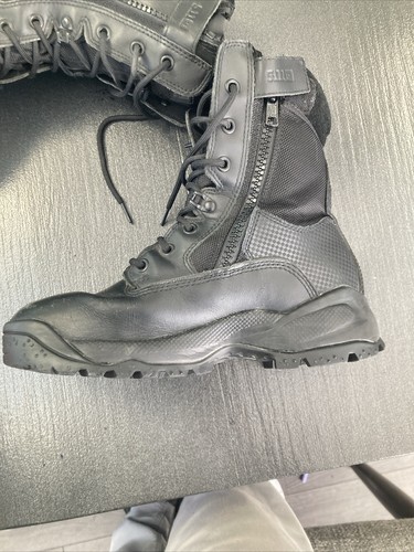 5.11 Tactical Men's Black Side-zip Tactical Boots Black Size US 9 Uk 7.5 Eur 41 - Picture 2 of 10