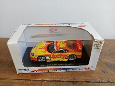 EBBRO TRIPLE A SARD SUPRA SUPERGT 500, Nº66 2006, orange/gelb 809 - 1:43