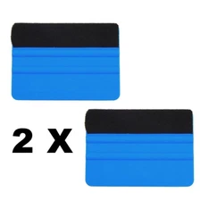 2 X Felt Squeegee Vinyl Tool Sticker Decal Wrap Graphic Wall Car Applicator