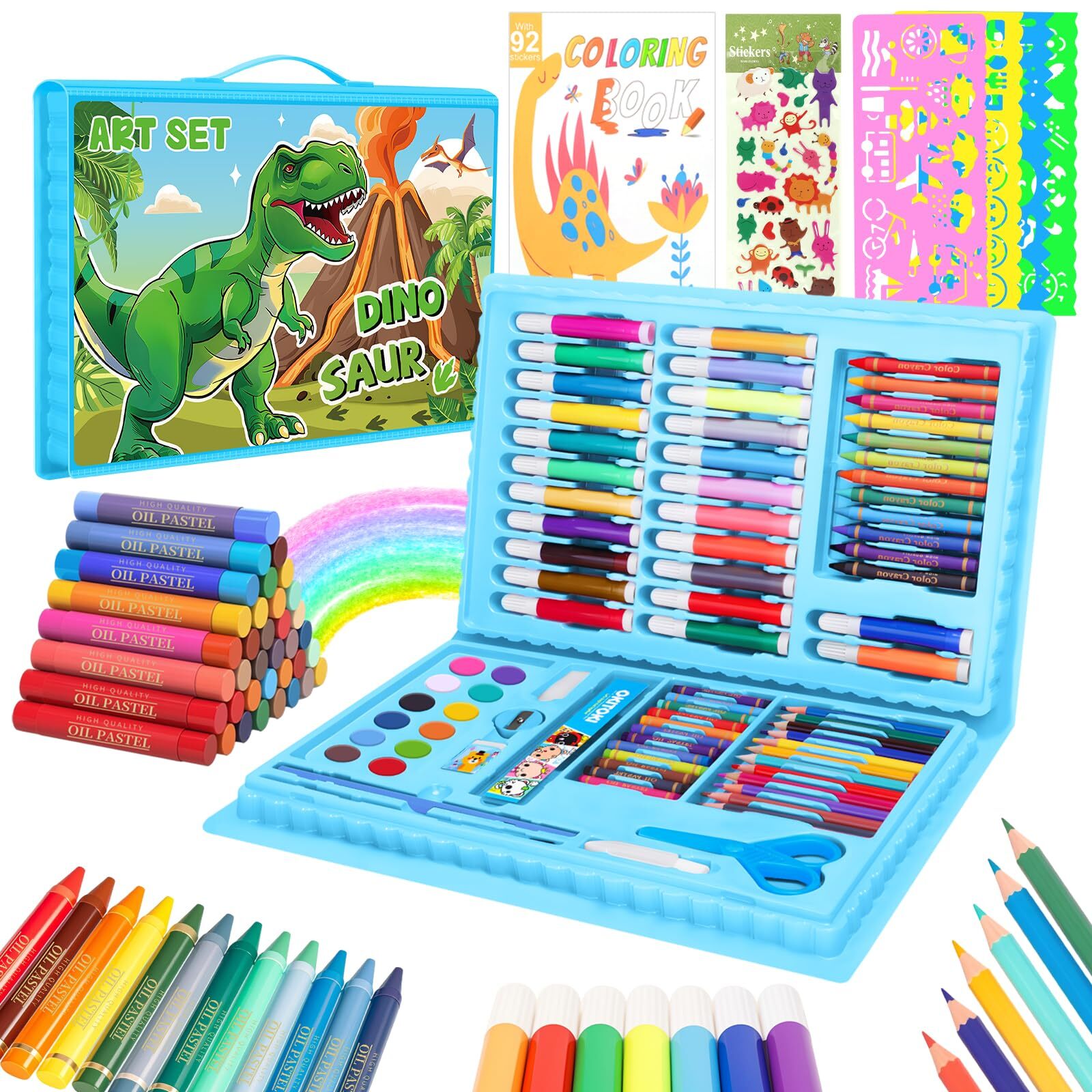 Art Drawing Set Kit for Kids Children Coloring Painting Christmas Gift Supplies