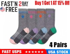 4pairs Bombas Women's All-Purpose Performance Calf Socks Size M 4 Colors USA